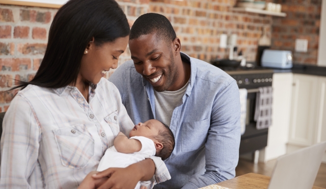 Parents with baby