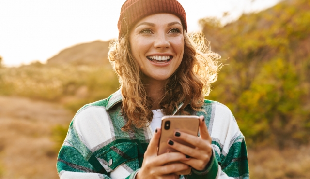 Girl with Phone