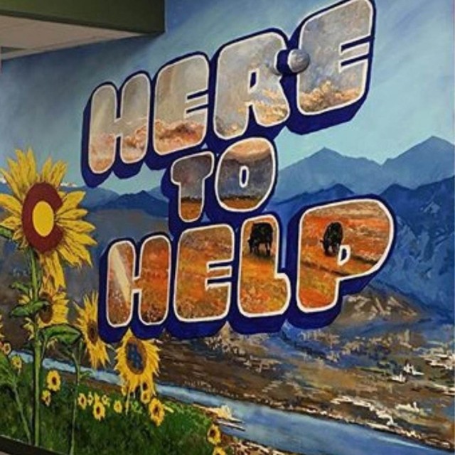 here to help mural