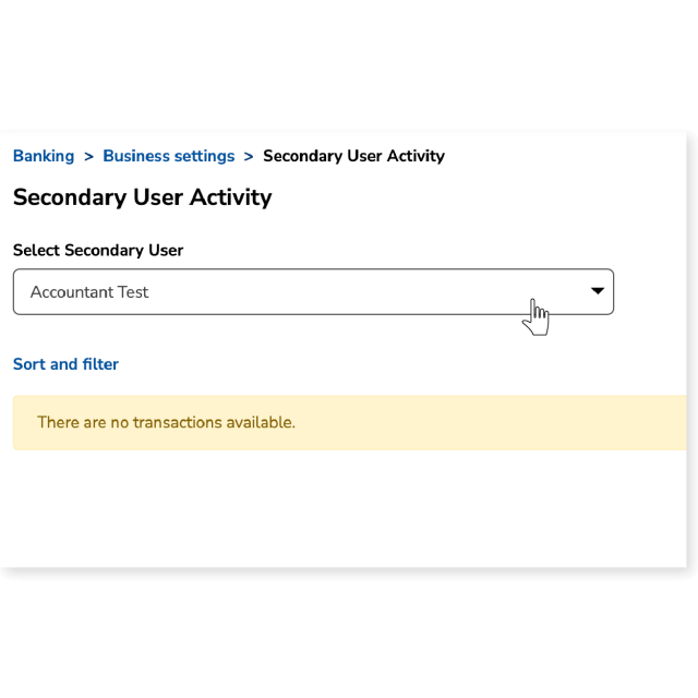 Review Secondary User Activity