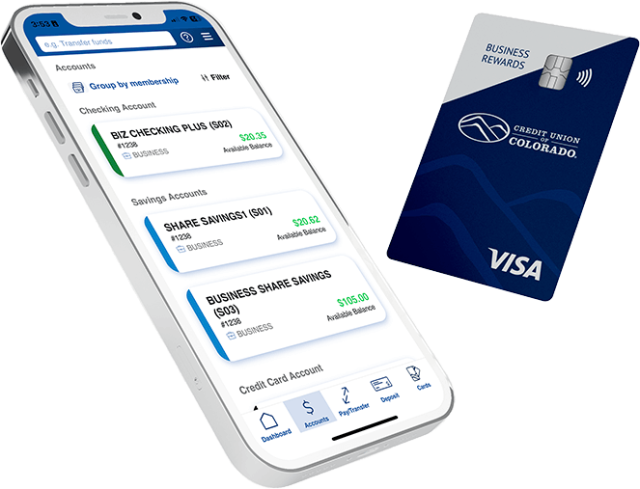 Business Banking on screen