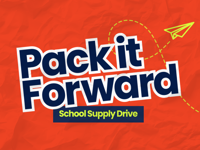 Pack it Forward School Supply Drive