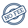 No fee icon